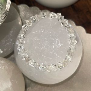 Herkimer Diamond & Clear Quartz Bracelet